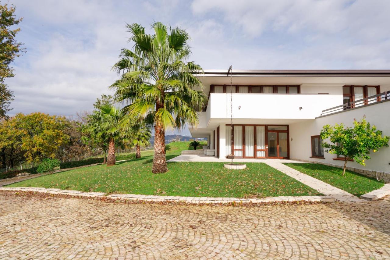 Aria - Villa Di Campagna Montecorvino Rovella Bagian luar foto
